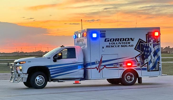 (Courtesy Photo) The Gordon Volunteer Rescue Squad is hosting an Open House on Friday, August 14.