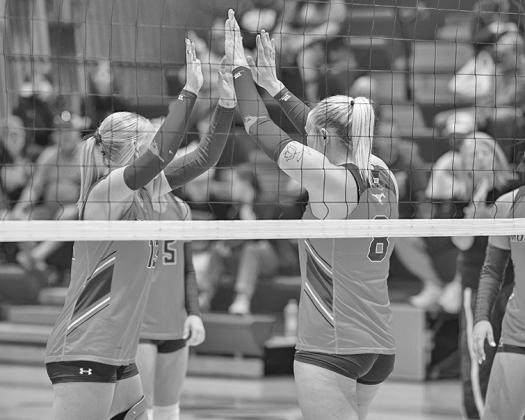 Photo by Morgan Meisenheimer The Mustang Volleyball team completed a very busy week of matches over the last seven days.