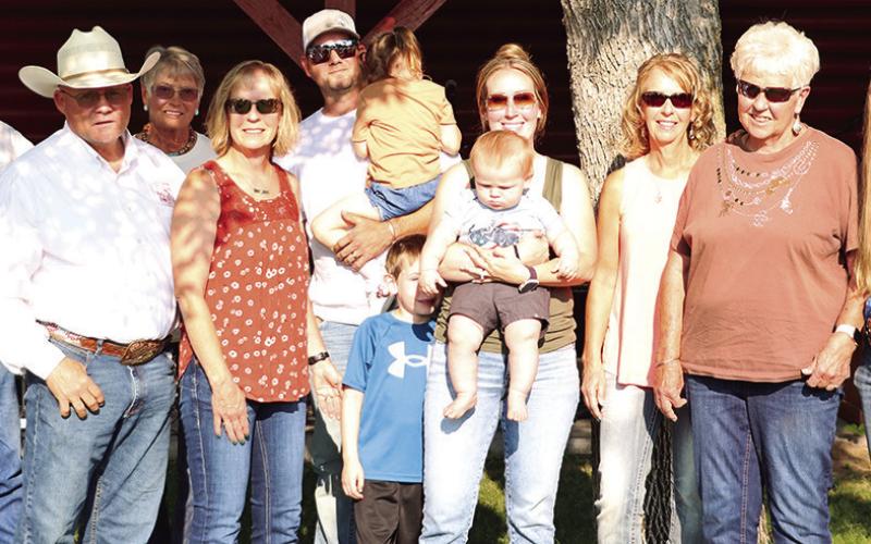 Photo by Scott Bidroski The family of Jim Smith, who recently passed away, was honored at the annual Cowboy Breakfast hosted by the Tri-State Cowboy Museum.
