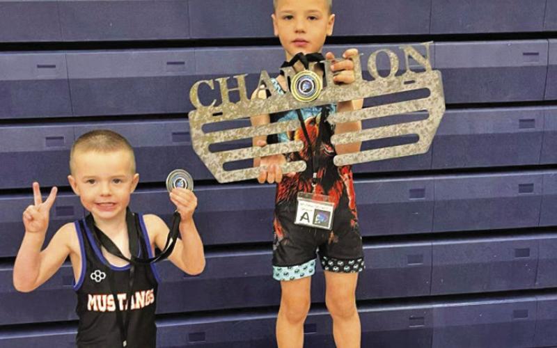 Bridger Wolkow (left) and Emmett Wolkow (right). Courtesy Photo