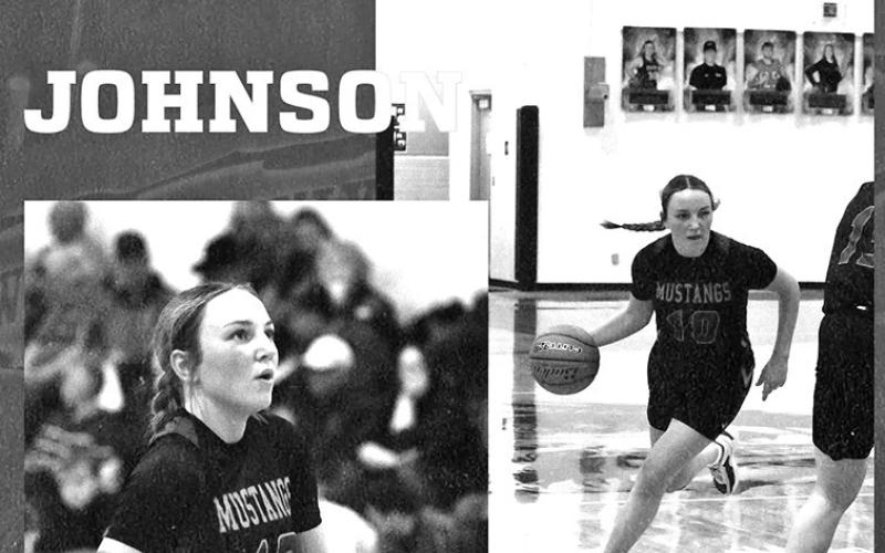 Courtesy Graphi Gordon-Rushville senior Haley Johnson is committed to continue her basketball career at Dakota Wesleyan this fall.