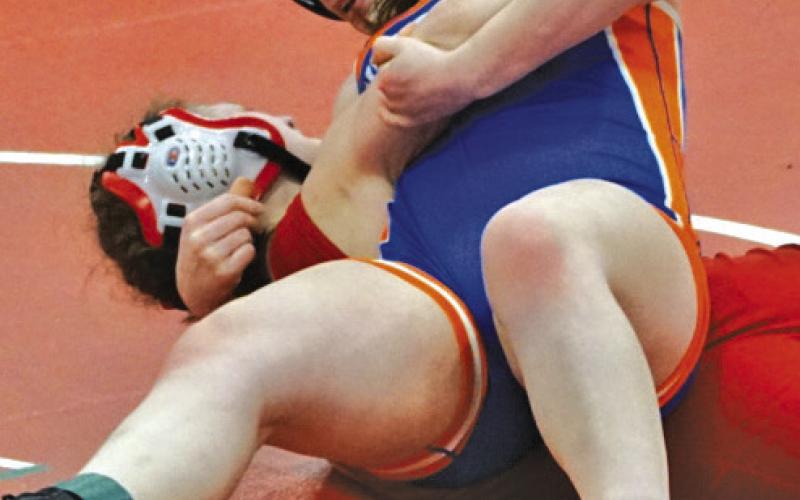 Photo by Michele Heck Sophomore Lainey Filmore will head to State at 135.