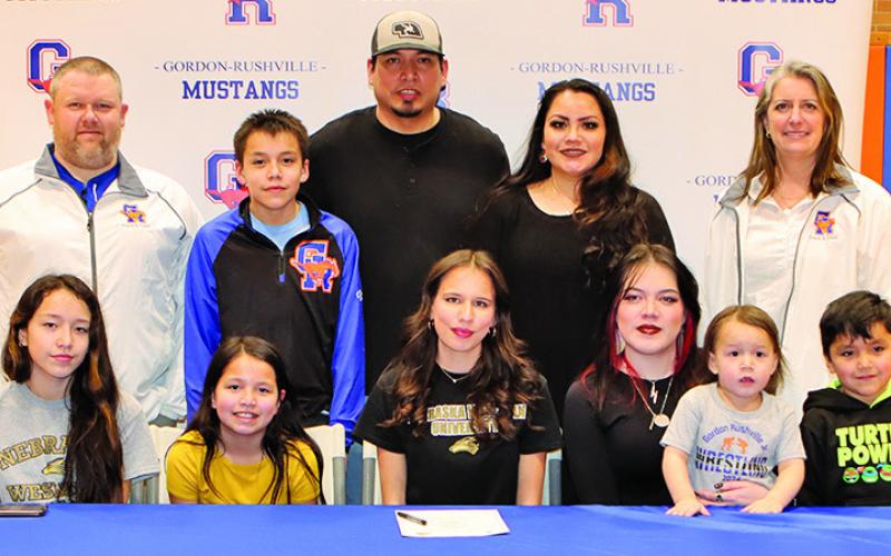 American Horse puts pen to paper