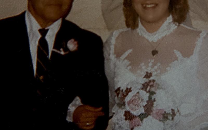 Dee Vinton with her dad.