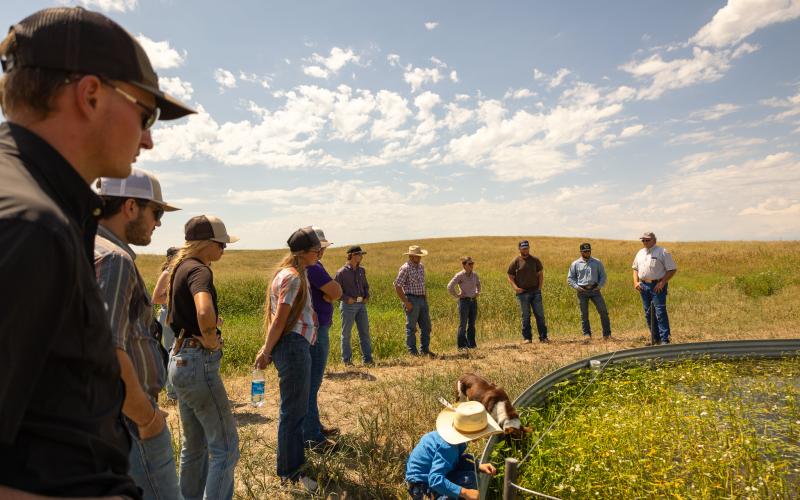Courtesy Photo 2025 Sandhills Task Force interns tour the Downing Ranch during the summer. Applications are now being accepted for the 2026 version of the program.
