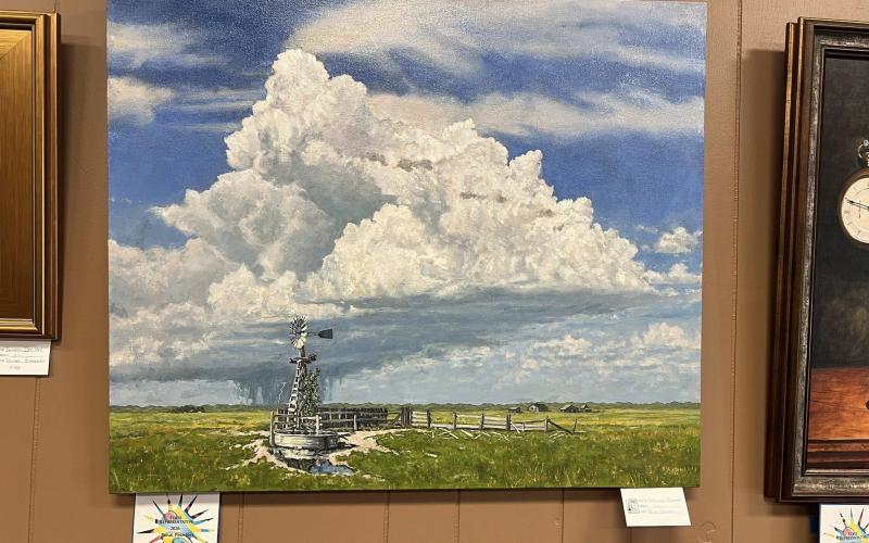 (Courtesy Photo) Gordon resident Rick Yusten submitted this oil painting, “No Place Like Nebraska” to the Sand Painters Art Club in Valentine, Neb. and was selected as one of the pieces to represent the group.