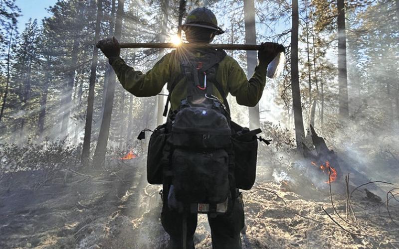 (Courtesy Photo) Gordon native Mac Ballard has fulfilled his dream of becoming a firefighter for the U.S. Fish and Wildlife.