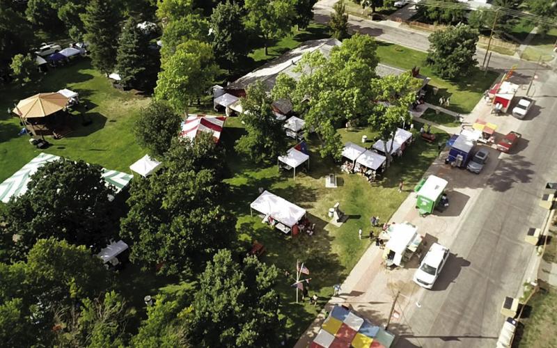 Photo by Scott Bidroski A view from above of the 40th edition of the Willow Tree Festival. Performers, vendors, and residents of the Panhandle descended upon Winship Park for the two day Festival this past weekend, September 14 &amp;amp; 15.
