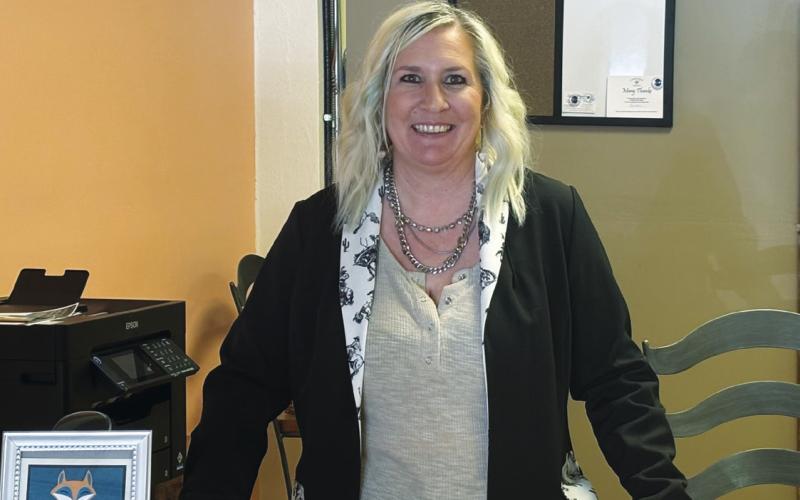 (Photo by Lisa Hare) Naturopathic Doctor Julie Hilliker, owner and natural health practitioner at Serenity Wellness on Main Street in Gordon.