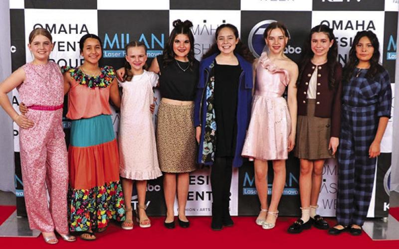 Courtesy Photo High school-age students kicked off the 2024 Omaha Fashion Week’s Spring show with the participants showcasing nearly 200 creations.