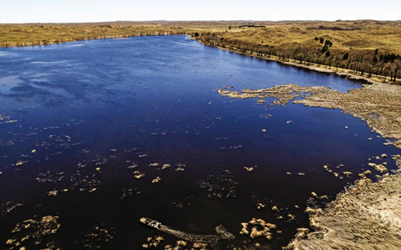 Photo by Justin Haag, Nebraska Game &amp;amp; Parks Shell Lake, located just outside Sheridan County, has great angling options for local residents.