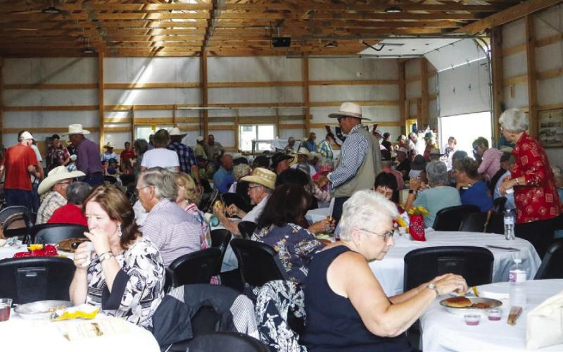 (Photo by Nicole Louden) More than 400 people turned out for the Spade Ranch Reunion—which included lunch—held in Ellsworth on Sept. 7, 2026.