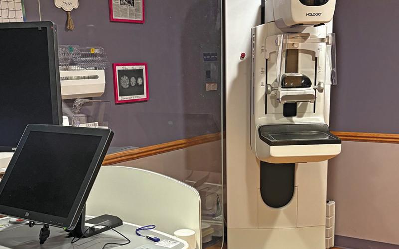 (Courtesy Photo) Gordon Memorial Health Services has this Hologic Machine in its Radiology Department to provide more extensive services in regards to breast health. The technology was purchased in April of this year and provides local options for citizens and their health.