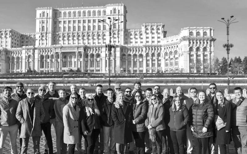 Courtesy Photo Nebraska LEAD members stop for a picture during their recent International Study/Travel Seminar to Romania, Hungary, and Poland.