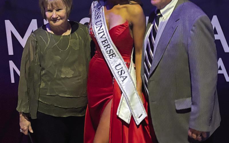 (Courtesy Photo) Miss Audrey Eckert of Lincoln, NE, and granddaughter to Joyce and Gary Ruse of Gordon, was crowned 2025’s Miss USA last week. She will compete for Miss Universe 2025 next, which will take place on Nov. 21 in Thailand.