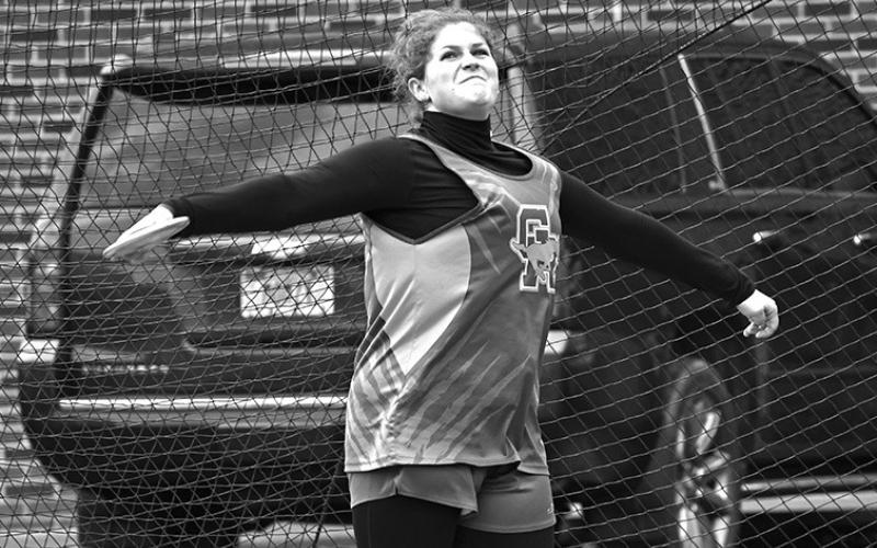 Photo by Melissa Grover Gordon-Rushville High School senior McKinley Grover has signed her Letter of Intent to continue her athletic career with Wayne State College. The Wildcats are a Division II school located in Wayne, Neb.