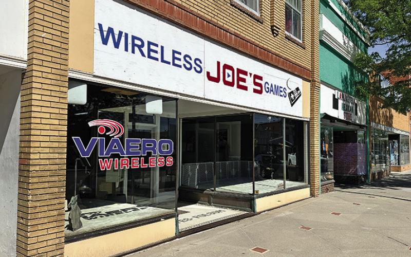 Photo by Scott Bidroski Some changes are coming to Joe’s Wireless on Main Street in Gordon this month as the Viaero dealership is set to close.