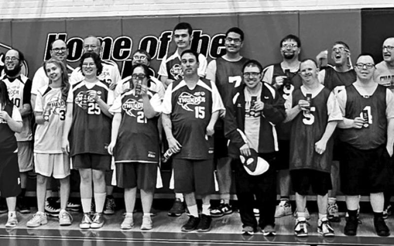 Courtesy Photo The Chadron Special Olympics held their Regional Basketball tournament in Chadron on March 2.
