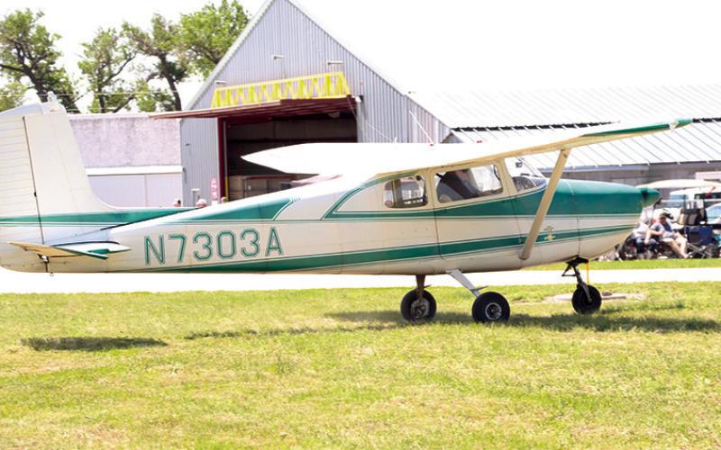 Photo by Lisa Hare Nebraska’s 2025 Fly-In at Gordon Municipal Airport featured many types of aircraft, like this 1955 model.