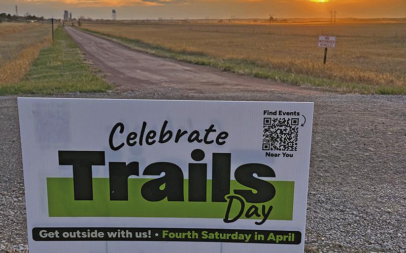 (Photo by Heidi Beguin) Cowboy Trail West is packed down and ready for a new season of activity. Join in on the fun by participating in the Mile Marker Challenge and Meet Ya in Clinton on April 26.