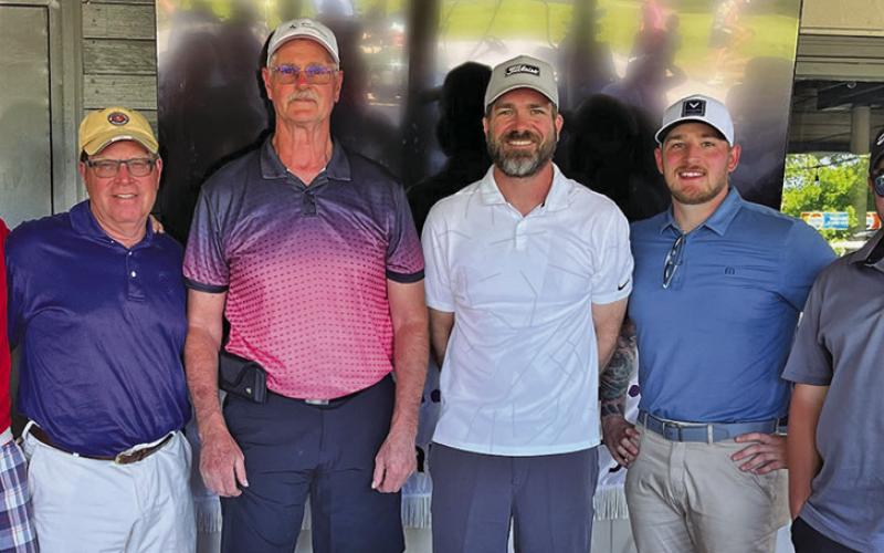 (Courtesy Photo) The winners from the Men’s Division. Keith Mills and David Morris finished in the top spot in this group.