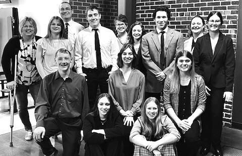 Courtesy Photo The Hay Springs Hawks Speech team competed in the PANCO Conference Meet and the Small Schools Meet on February 7, bringing home second place in both meets.