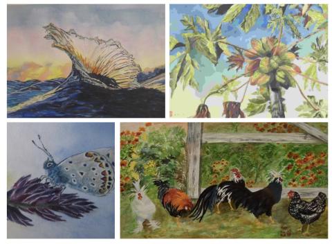 Courtesy Photo Gordon resident Leslie Anne Liebermann draws much of the inspiration for her art from nature.
