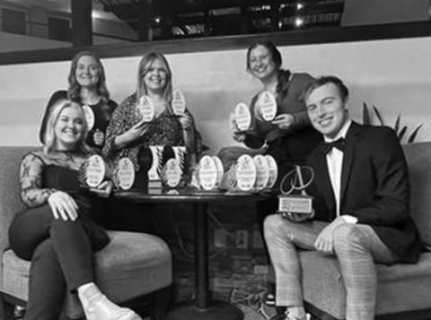 Courtesy Photo Black Hills State University took home some hardware from the 2024 American Advertising Federation Black Hills American Advertising Awards. Included in those students is Ashley Beguin, a Gordon native.