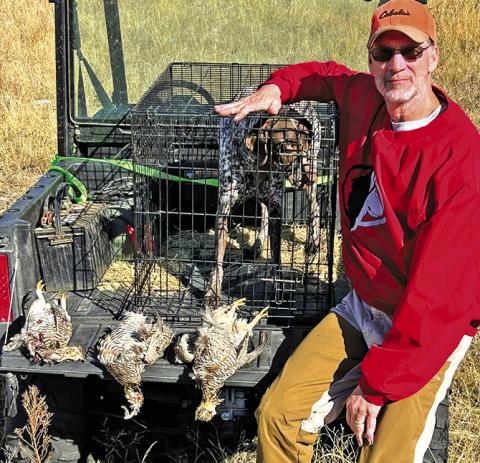 Photo courtesy of Tom Leininger Tom Leininger of Aurora won the grand prize drawing for a Franchi 12-gauge shotgun, courtesy of Nebraska Pheasants Forever and Quail Forever, in the Upland Slam.