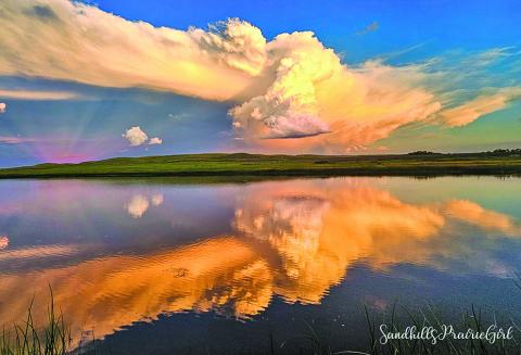 (Photo by Nicole Louden, Sandhills Prairie Girl) The views from the Sandhills of Nebraska are priceless. Ellsworth resident Nicole Louden shares those amazing glimpses through her social media page, Sandhills Prairie Girl.
