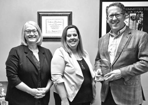 Courtesy Photo Pictured: (L-R) Kim Engel, PPHD Director; Dezarae Brandt, PPHD Healthy Families Program Manager; Representative Adrian Smith
