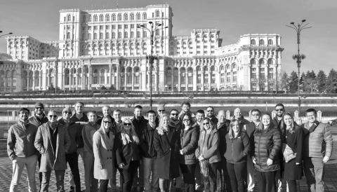 Courtesy Photo Nebraska LEAD members stop for a picture during their recent International Study/Travel Seminar to Romania, Hungary, and Poland.