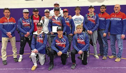 Photo by Michele Heck The Gordon-Rushville Boys Wrestling team took home second place in the Western Trails Conference Tournament this past Thursday, February 1.