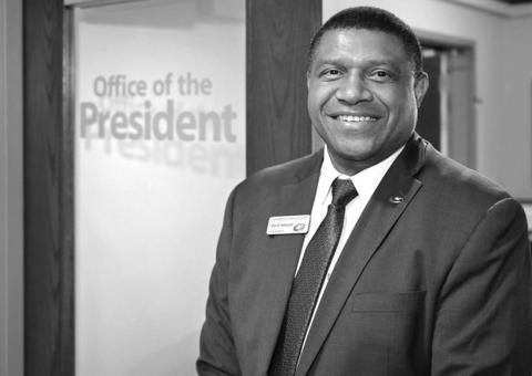 Photo by Daniel Binkhard, CSC The inauguration of Chadron State College’s twelfth president, Dr. Ron K. Patterson, is set for Friday, April 5, at 3 p.m. at Memorial Hall.