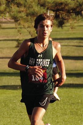 Photo by Chris Heiser Parker Wellnitz qualified for State XC on October 17.