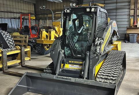 (Photo by Scott Bidroski) A new skid steer was added to the machinery fleet thanks to the approval of a lease by the Gordon City Council. It will be used by the City of Gordon Street and Water Departments.