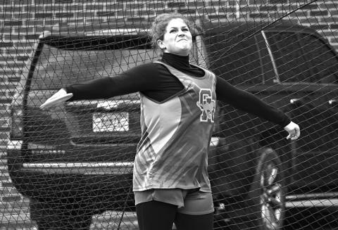 Photo by Melissa Grover Gordon-Rushville High School senior McKinley Grover has signed her Letter of Intent to continue her athletic career with Wayne State College. The Wildcats are a Division II school located in Wayne, Neb.