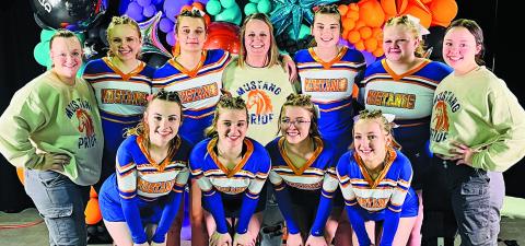 Mustang Cheer finishes seventh at State Championships in G.I.