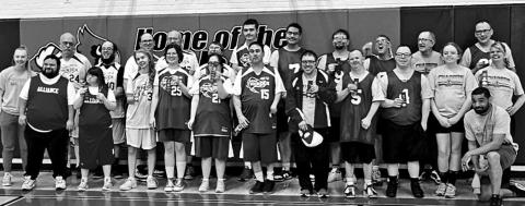 Courtesy Photo The Chadron Special Olympics held their Regional Basketball tournament in Chadron on March 2.