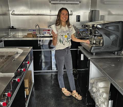 Photo by Heidi Beguin Sissy Hinn is ready for her new solo business venture on the road. Follow Farmhouse Coffee on Facebook and Snapchat to find her in a town near you.