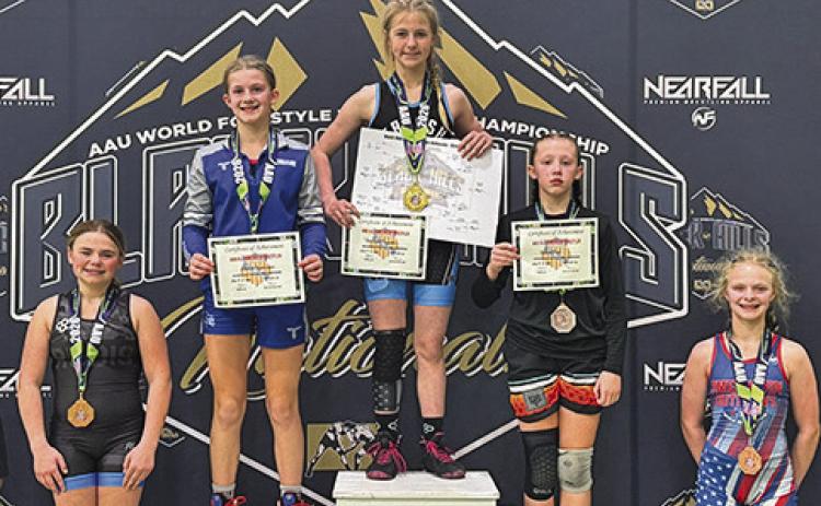 (Courtesy Photo) Brayzee Rawles earned the top spot in her bracket at the 2026 Black Hills National Tournament.