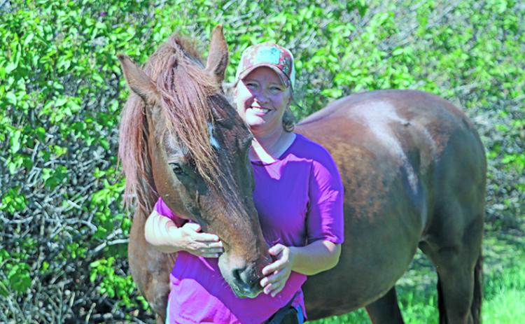 Megan Reimann and Rusty.