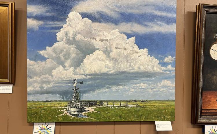 (Courtesy Photo) Gordon resident Rick Yusten submitted this oil painting, “No Place Like Nebraska” to the Sand Painters Art Club in Valentine, Neb. and was selected as one of the pieces to represent the group.