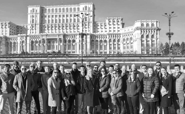 Courtesy Photo Nebraska LEAD members stop for a picture during their recent International Study/Travel Seminar to Romania, Hungary, and Poland.