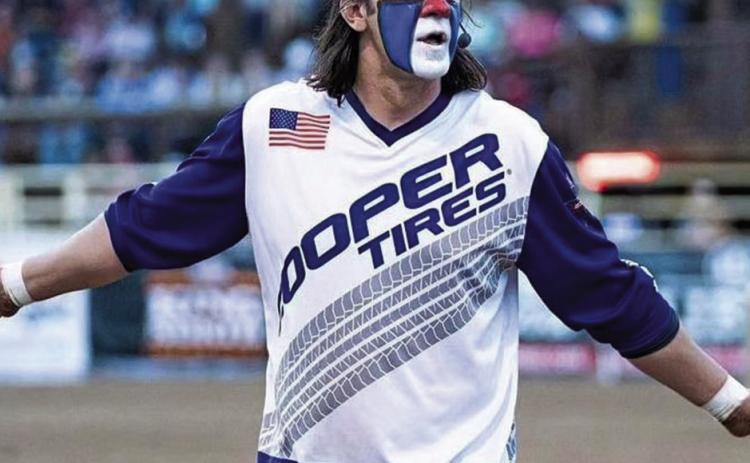 Courtesy Photo Danger Dave Whitmoyer will be patrolling the arena this year for the PRCA rodeos at McGinley Arena.