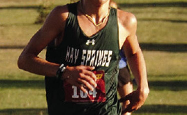 Photo by Chris Heiser Parker Wellnitz qualified for State XC on October 17.