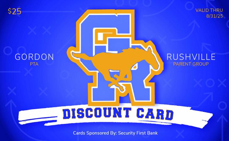 Courtesy Photo The Gordon and Rushville Parent Group’s have put together the Discount Card for purchase as a new way to fundraise for the schools.
