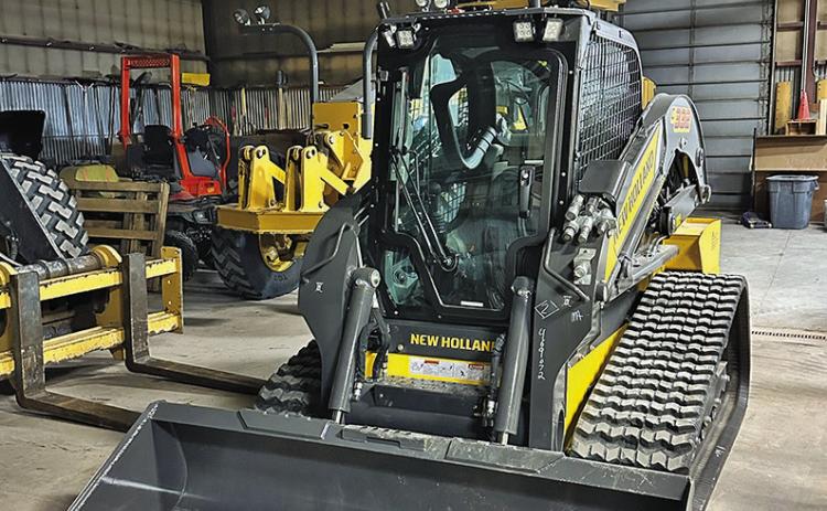 (Photo by Scott Bidroski) A new skid steer was added to the machinery fleet thanks to the approval of a lease by the Gordon City Council. It will be used by the City of Gordon Street and Water Departments.