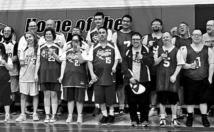 Courtesy Photo The Chadron Special Olympics held their Regional Basketball tournament in Chadron on March 2.