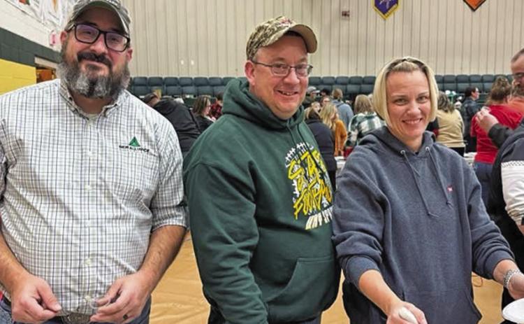 Courtesy Photo Hay Springs citizens enjoy the Annual Santa Soup Cook-Off last year in Lister-Sage. The 2025 version is set for Saturday, December 11.